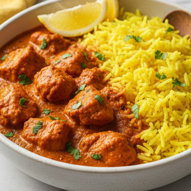 Express chicken tikka masala Bowl.