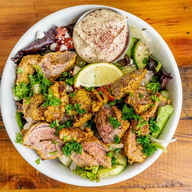 Greek Lamb salad.