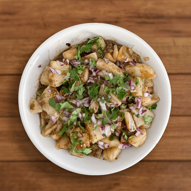 Aloo Chaat Side Tray.