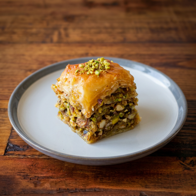 Pistachio Baklava (v).