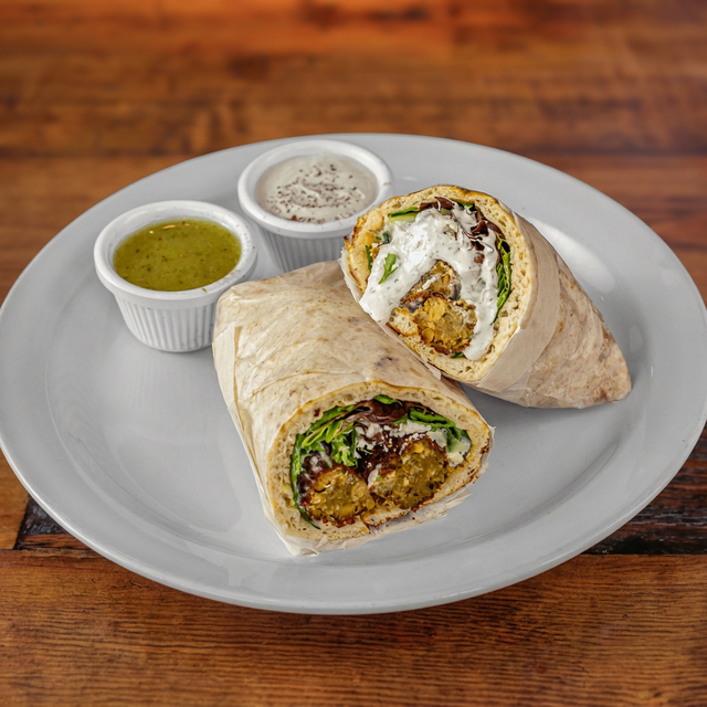 Samosa Chaat Wrap.