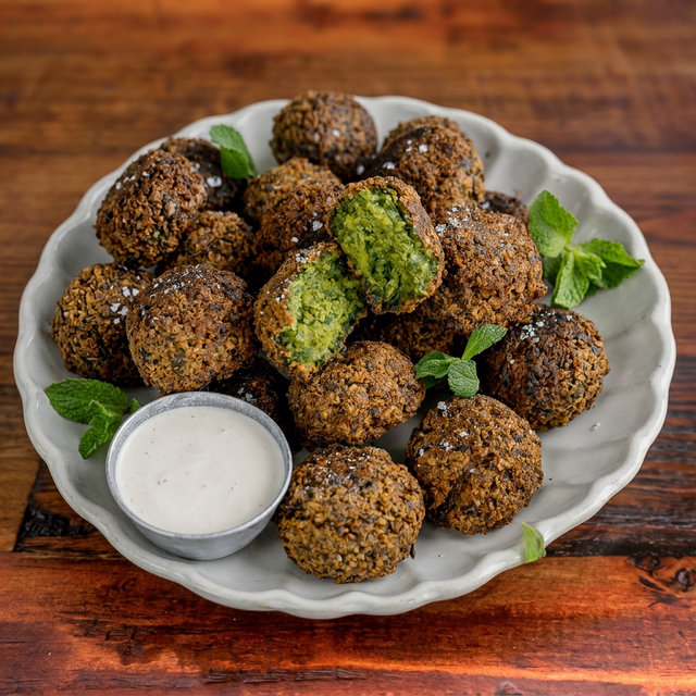 Falafel Kabobs.