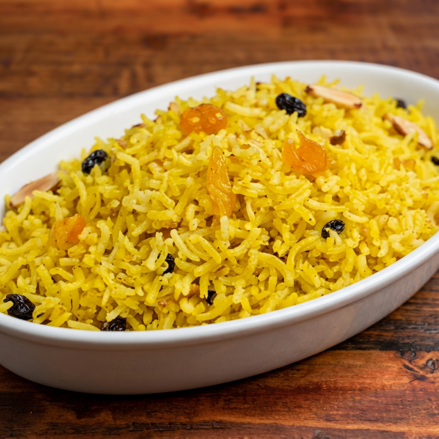15 spice Basmati Rice Pilaf Tray.