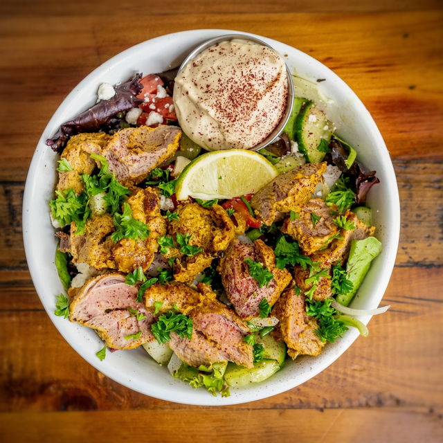 Greek Lamb salad.