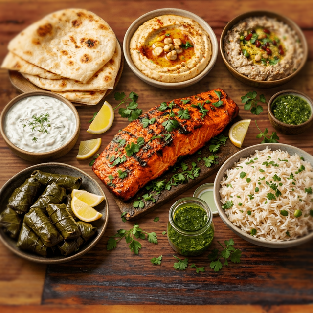 Tandoori Salmon Feast.